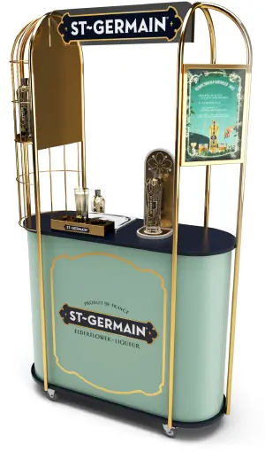 ATS Display St Germain Bar Bacardi - Martini Polska