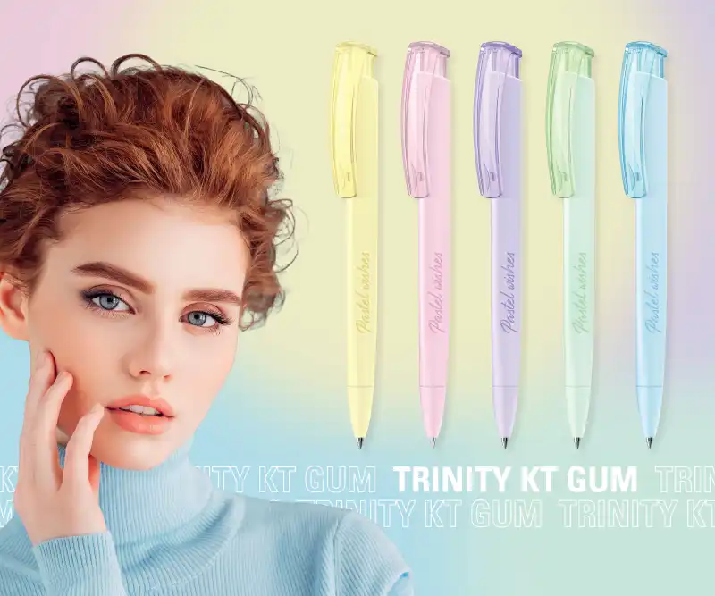 UMA TRINITY K transparent GUM w pięciu nowych pastelowych kolorach.