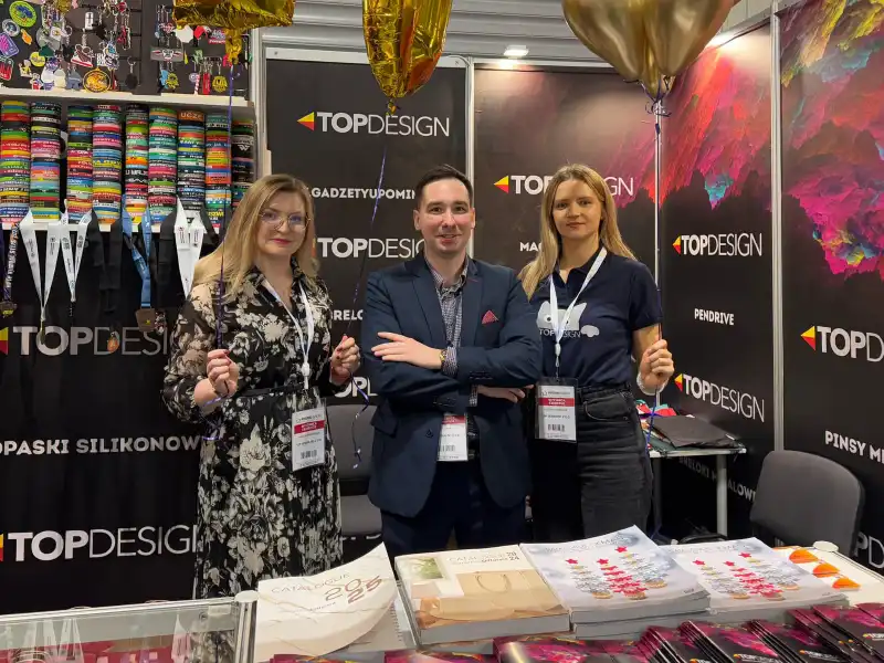 TOP DESIGN Zespół firmy na targach PROMO SHOW.
