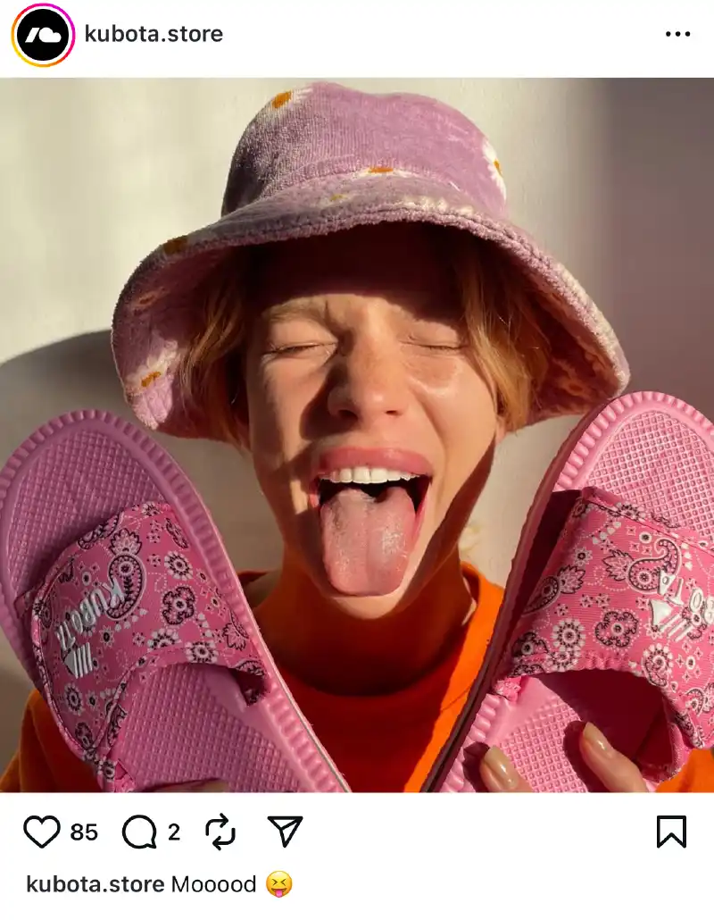 Sylwia Kupiec Kubota – przykład odświeżonego wizerunku marki. Źródło: Instagram