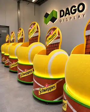 DAGO DISPLAY Ekspozycja premium wykorzystująca drewno, metal i podświetlenie LED. Projekt łączy wysoką estetykę z trwałością oraz funkcjonalnością w codziennym użytkowaniu.