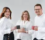 Nu Horizons, Katarzyna Zawadzka (w środku), Grażyna Łukaszyk i Bartłomiej Myć