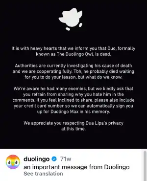 Sylwia Kupiec Kampania „Duo is Dead” na Instagramie. Źródło: Instagram