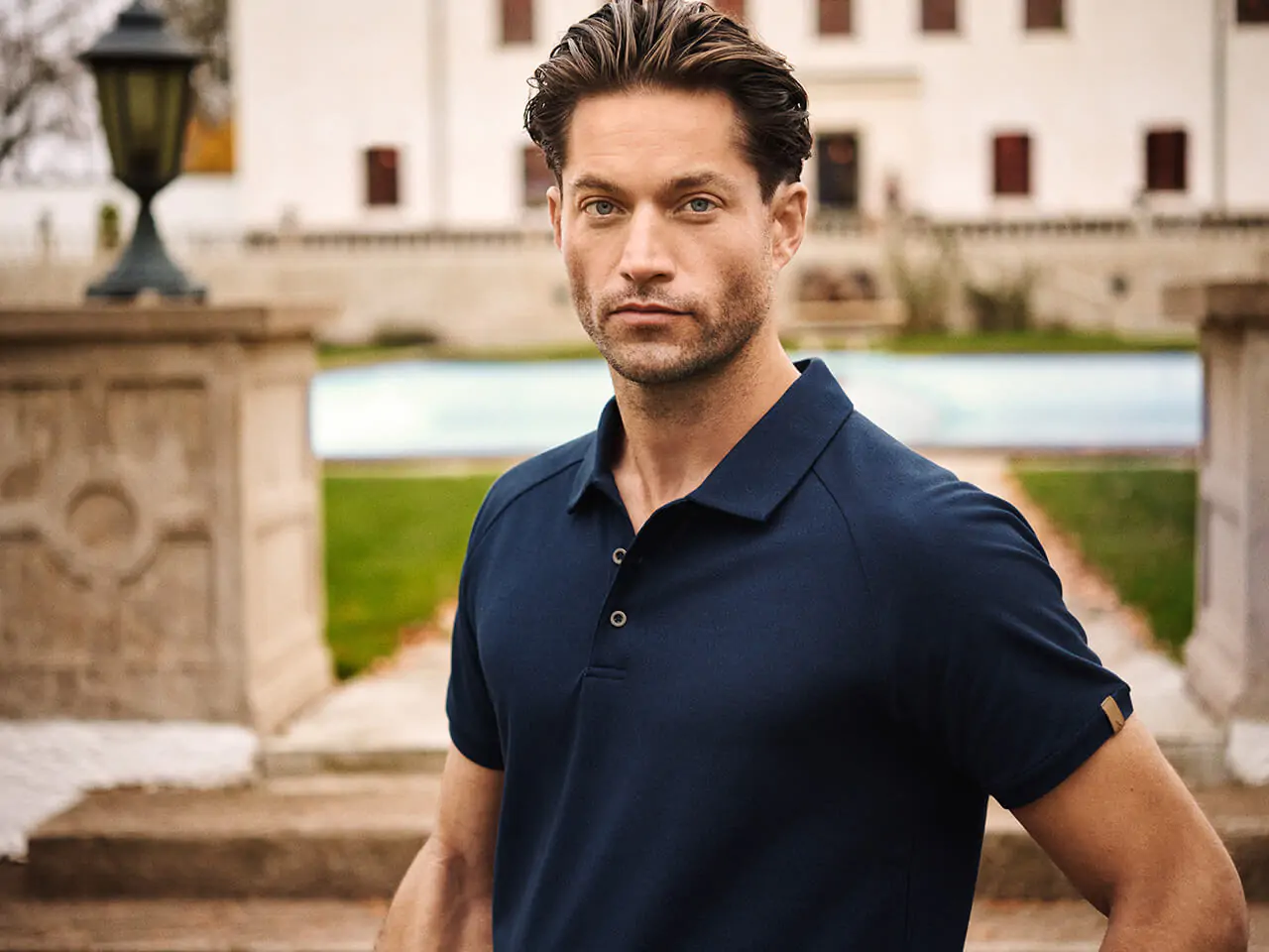 Polo Brookings marki James Harvest Sportswear.