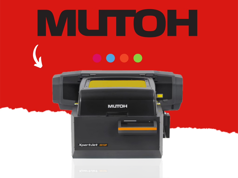 Mutoh XpertJet 661UF – maszyna do nadruku na kubkach, termosach i bidonach
